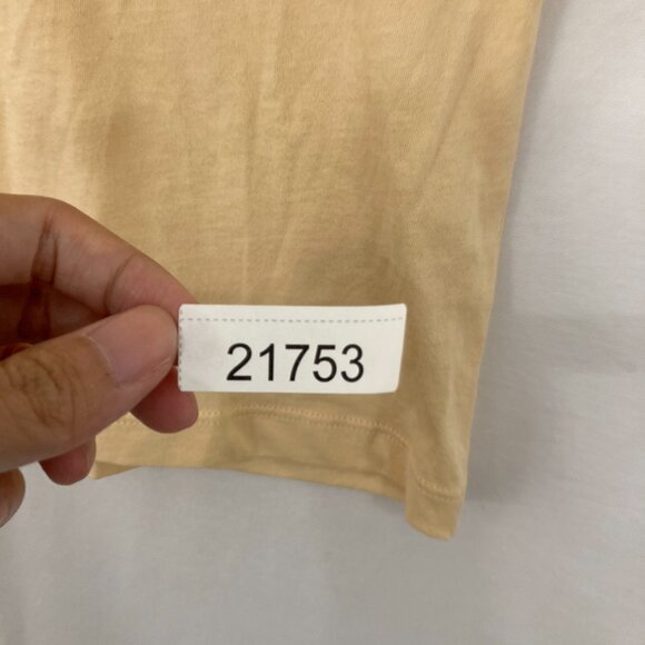 Stephanie B size Large Light Orange Cowl Neck Ultra Soft Pima Cotton Top - Picture 9 of 9